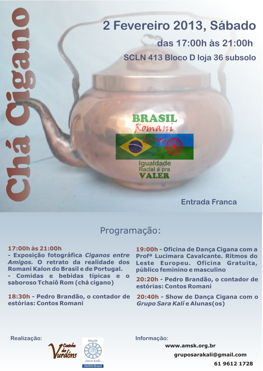 Chá Cigano promovido pela AMSK/Brasil